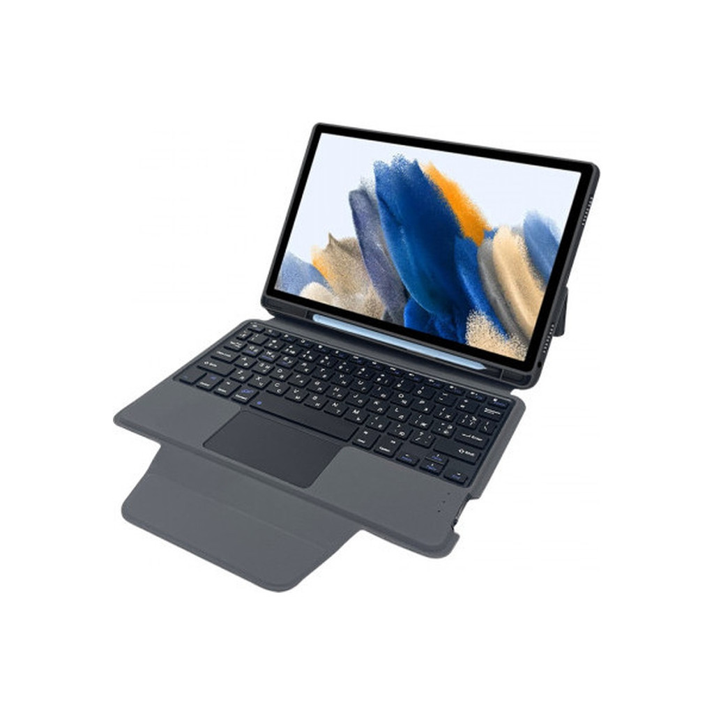 Чохол до планшета AirOn Premium для Samsung Galaxy Tab A8 10.5 X200 (2022) with Keyboard (4822352781097) - зображення 5