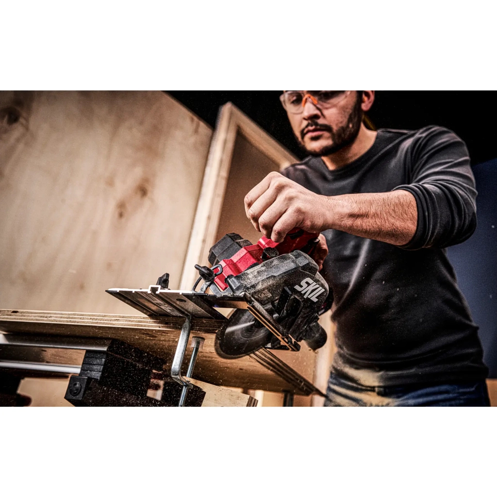 Дискова пила Skil акумуляторна безщіткова, 3551 AB , 4Ah, напрямні рейки (SW1E3551AB) - зображення 8