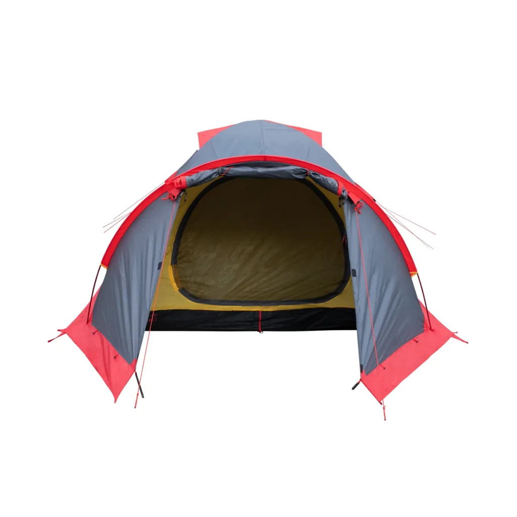 Намет Tramp Mountain 3 V2 Grey/Red (TRT-023) - зображення 6