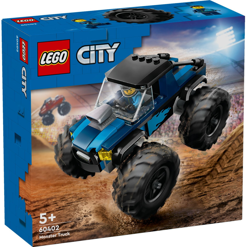 Конструктор LEGO City Синя вантажівка-монстр 148 деталей (60402) - зображення 1