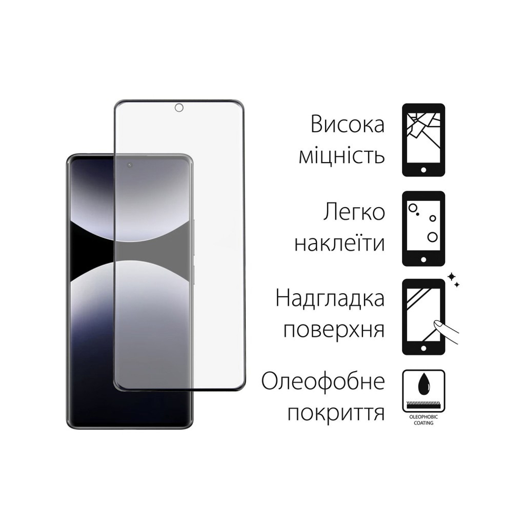 Чохол до мобільного телефона Dengos Kit Xiaomi Redmi Note 14 case Soft + glass (Mint) (DG-KM-131) - зображення 3