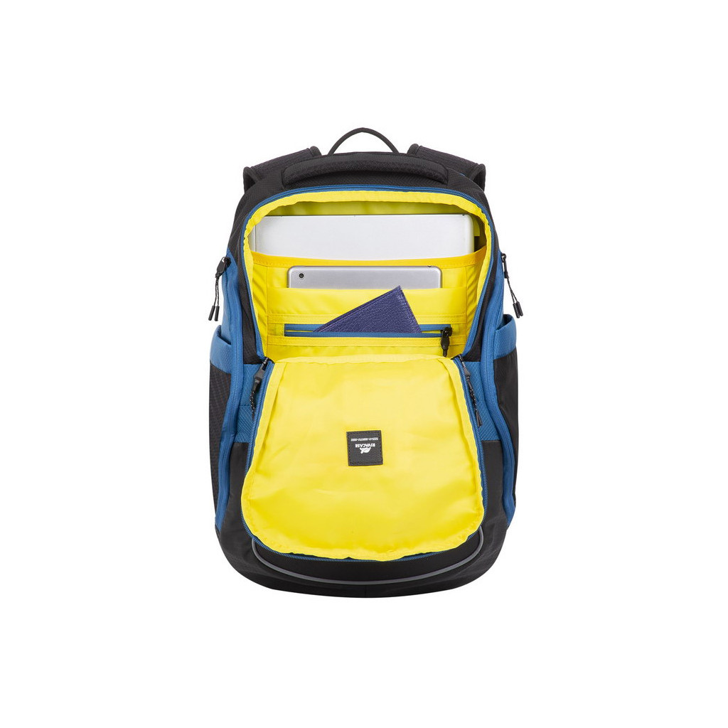 Рюкзак для ноутбука RivaCase 15.6" 5225 Black/blue - зображення 8