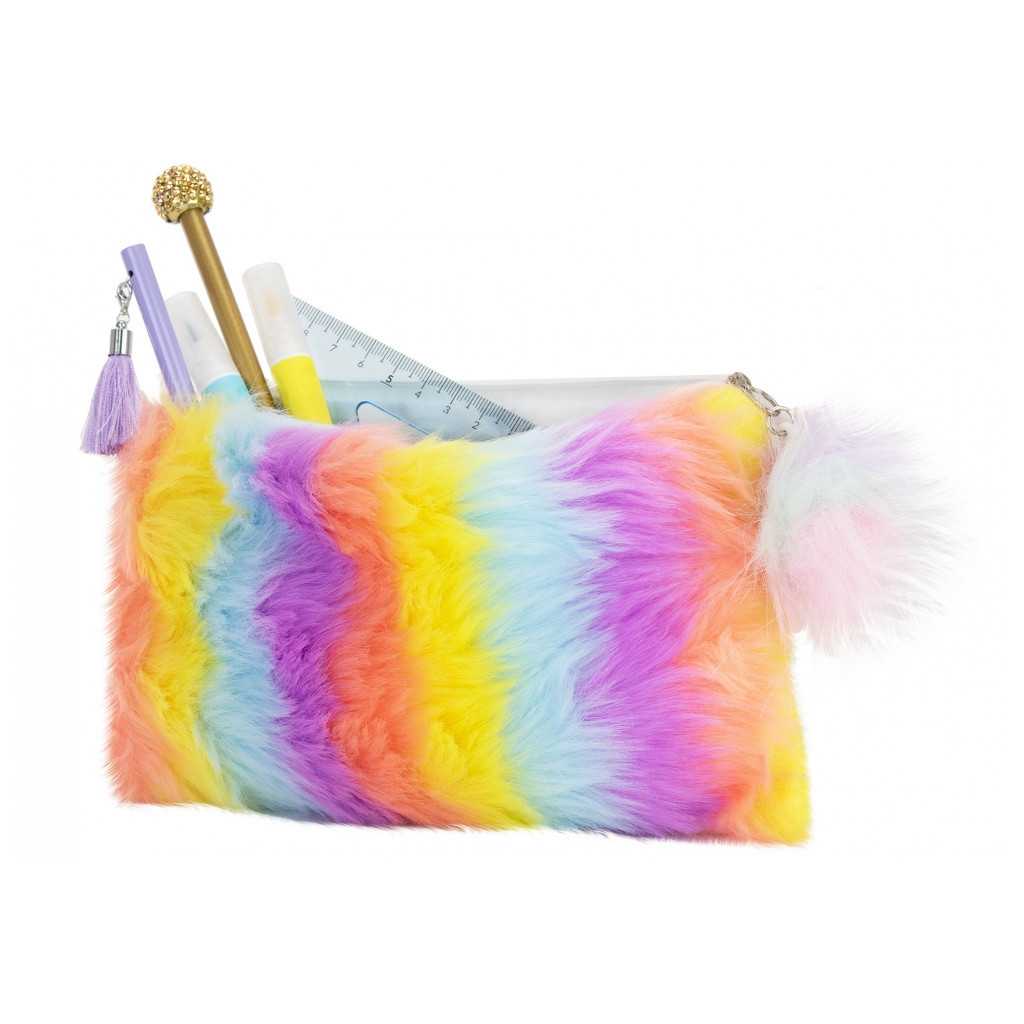 Пенал Maxi плюшевий Пастель 1 відділення (CF85599) - зображення 3