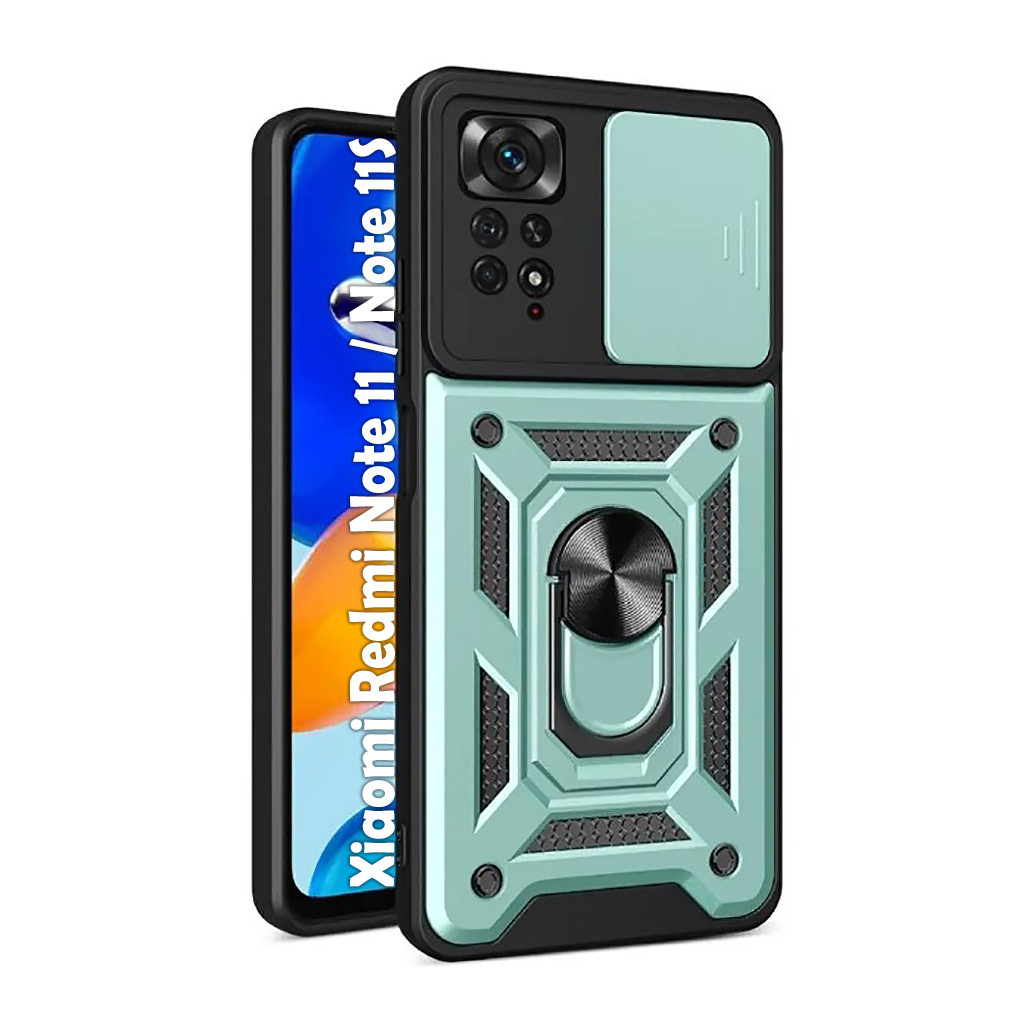 Чохол до мобільного телефона BeCover Military Xiaomi Redmi Note 11 / Note 11S Dark Green (707416) - зображення 1