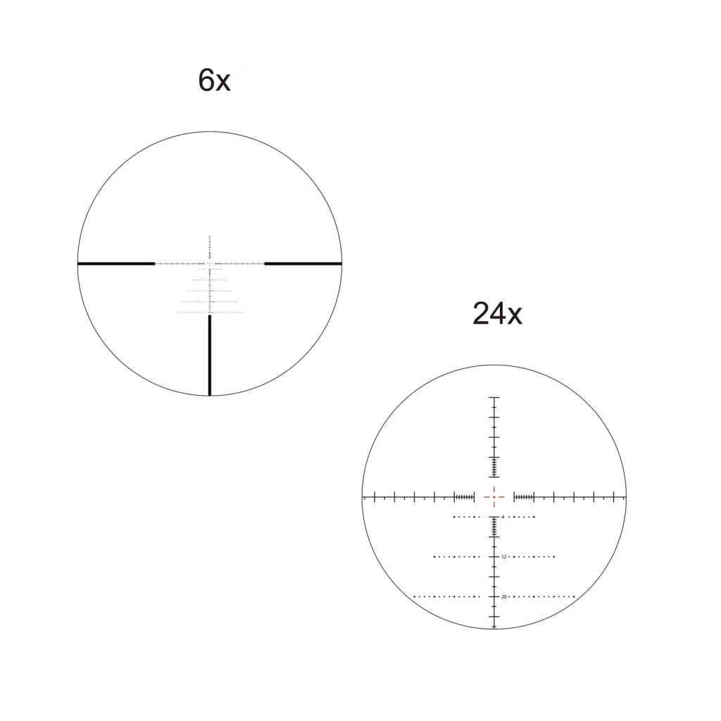 Оптичний приціл Vector Optics Sentinel 6-24x50 (30 мм) illum. FFP (SCFF-57) - зображення 7