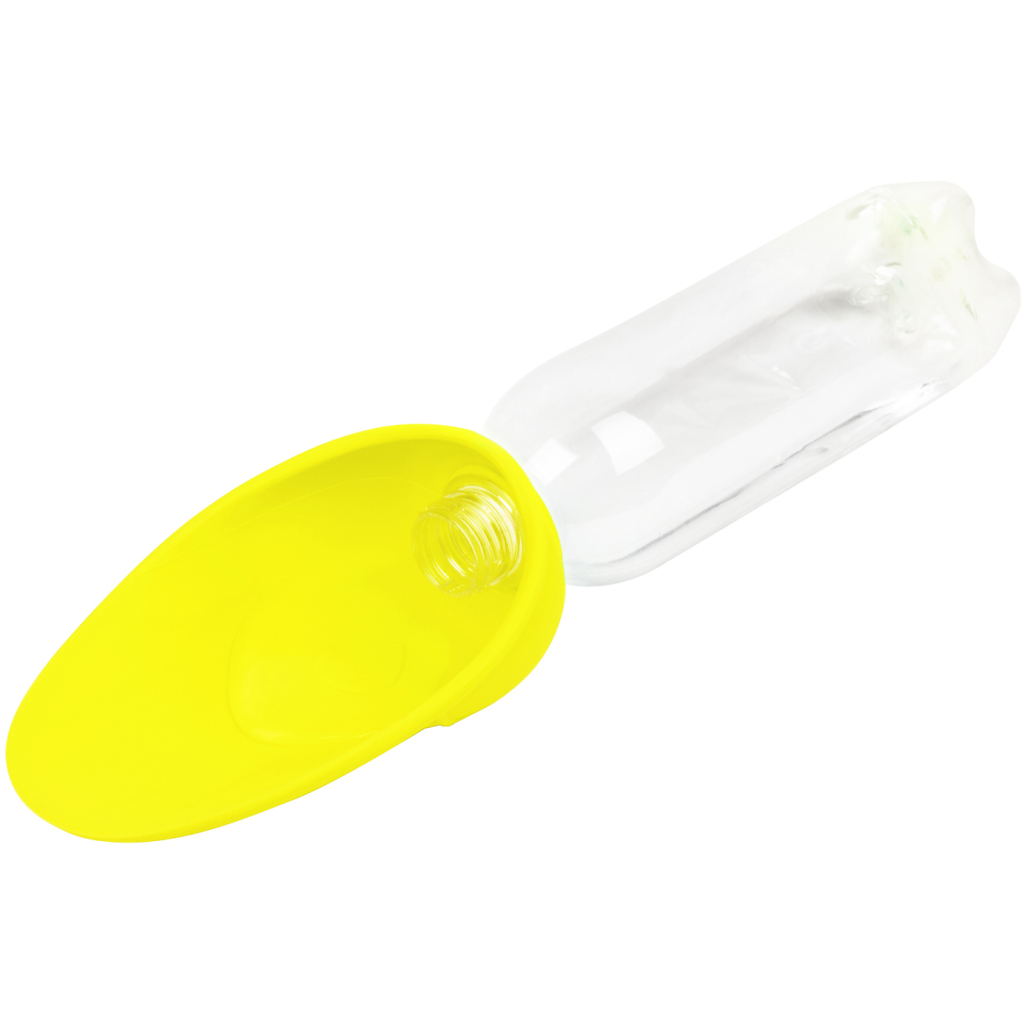Універсальний посуд для тварин WAUDOG Silicone Поїлка-насадка на пляшку 165х90 мм жовта (50778) - изображение 5