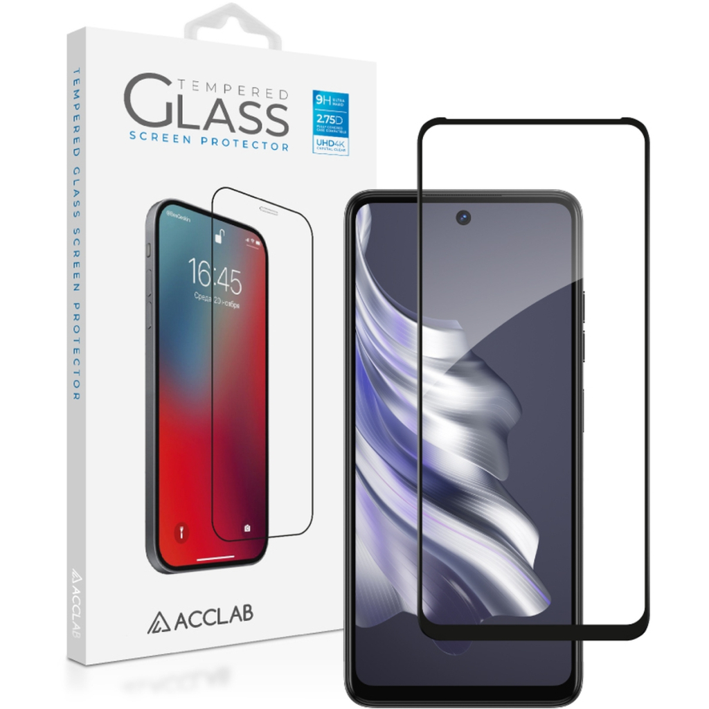 Скло захисне ACCLAB Full Glue Tecno Spark 20 Black (1283126588976) - зображення 1