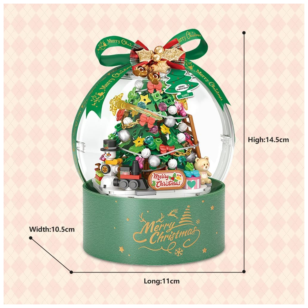 Конструктор LOZ mini Різдвяна ялинка без фігурок (1304) - зображення 3