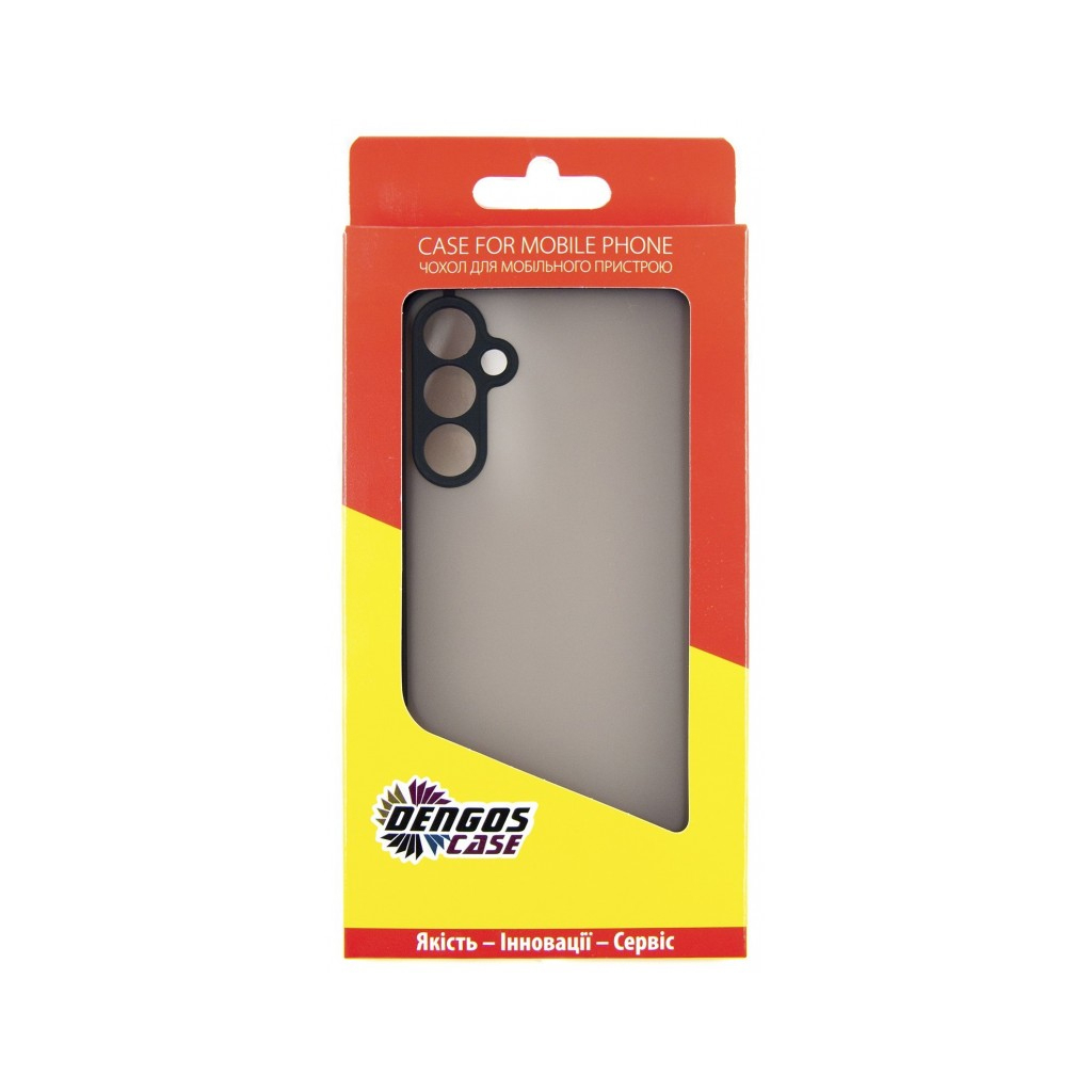 Чохол до мобільного телефона Dengos Matte Samsung Galaxy A34 5G (black) (DG-TPU-MATT-119) - зображення 5