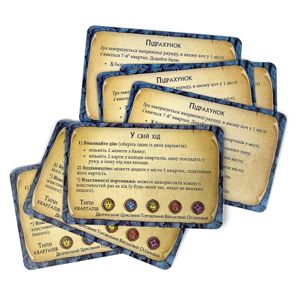 Настільна гра Ігромаг Цитаделі (Citadels) українська (6665) - зображення 10