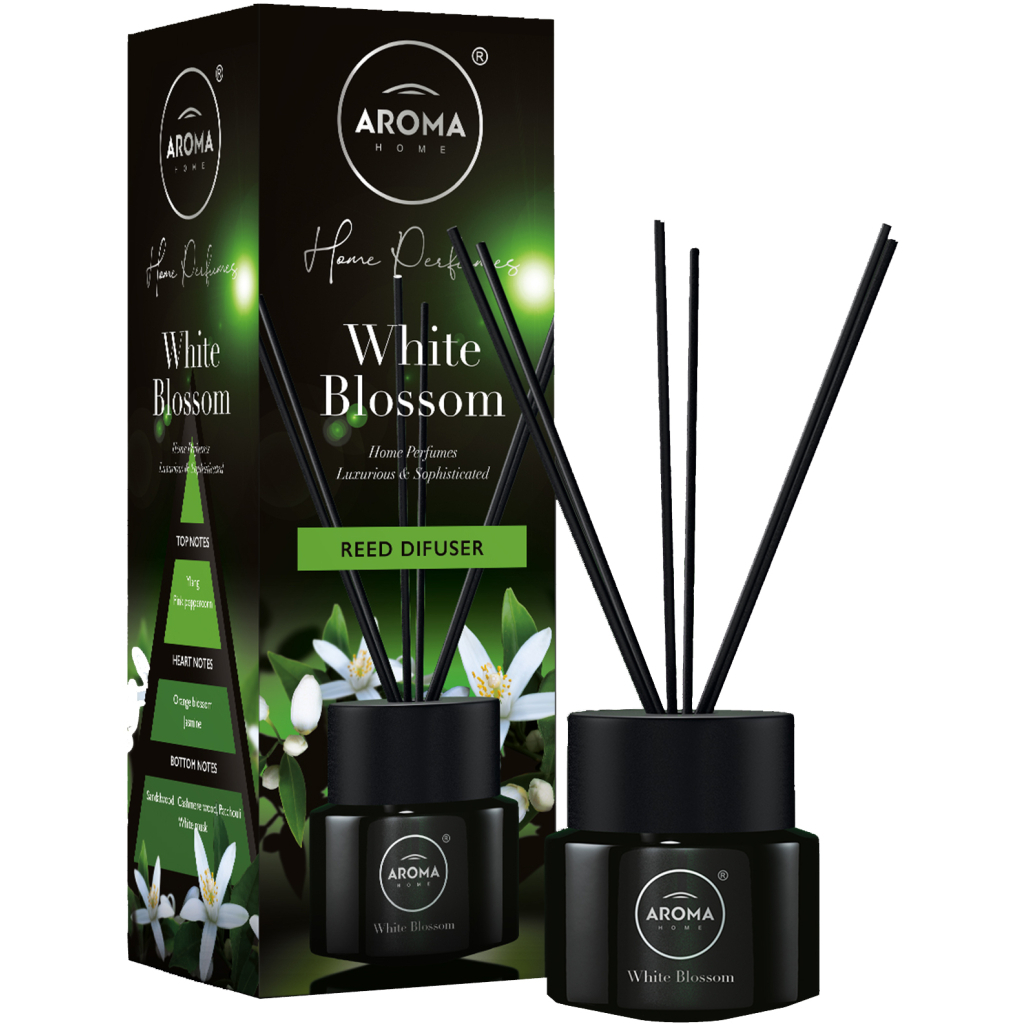 Аромадифузор Aroma Home Black Series - White Blossom 100 мл (5902846835097) - зображення 1