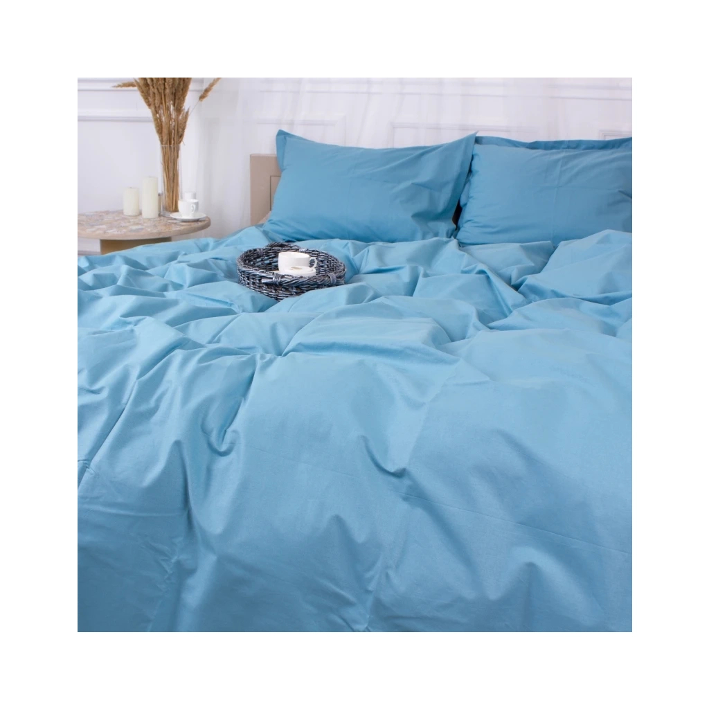 Постільна білизна MirSon Poplin Line 067 Green wave 110x140 (2200006277392) - зображення 5