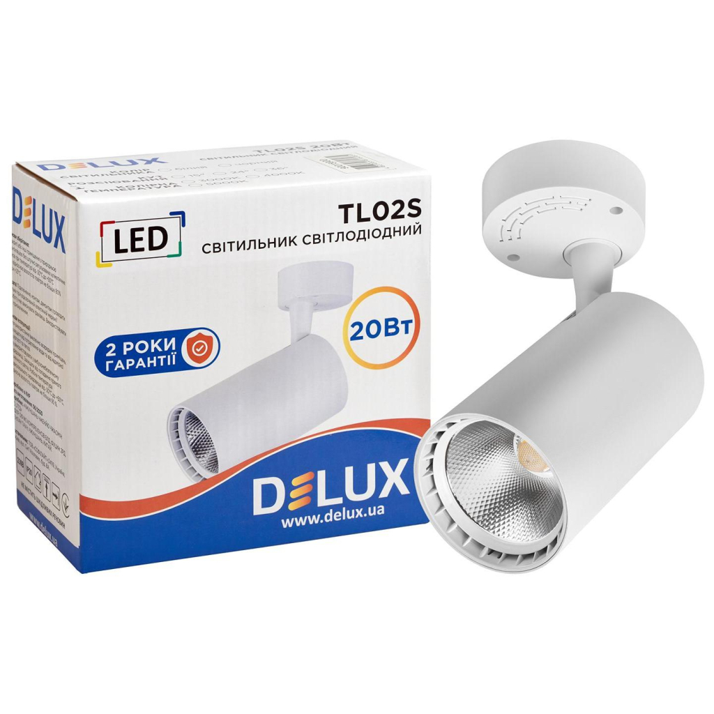 Спот Delux TL02S 20 Вт 4000K (90015900) - зображення 3