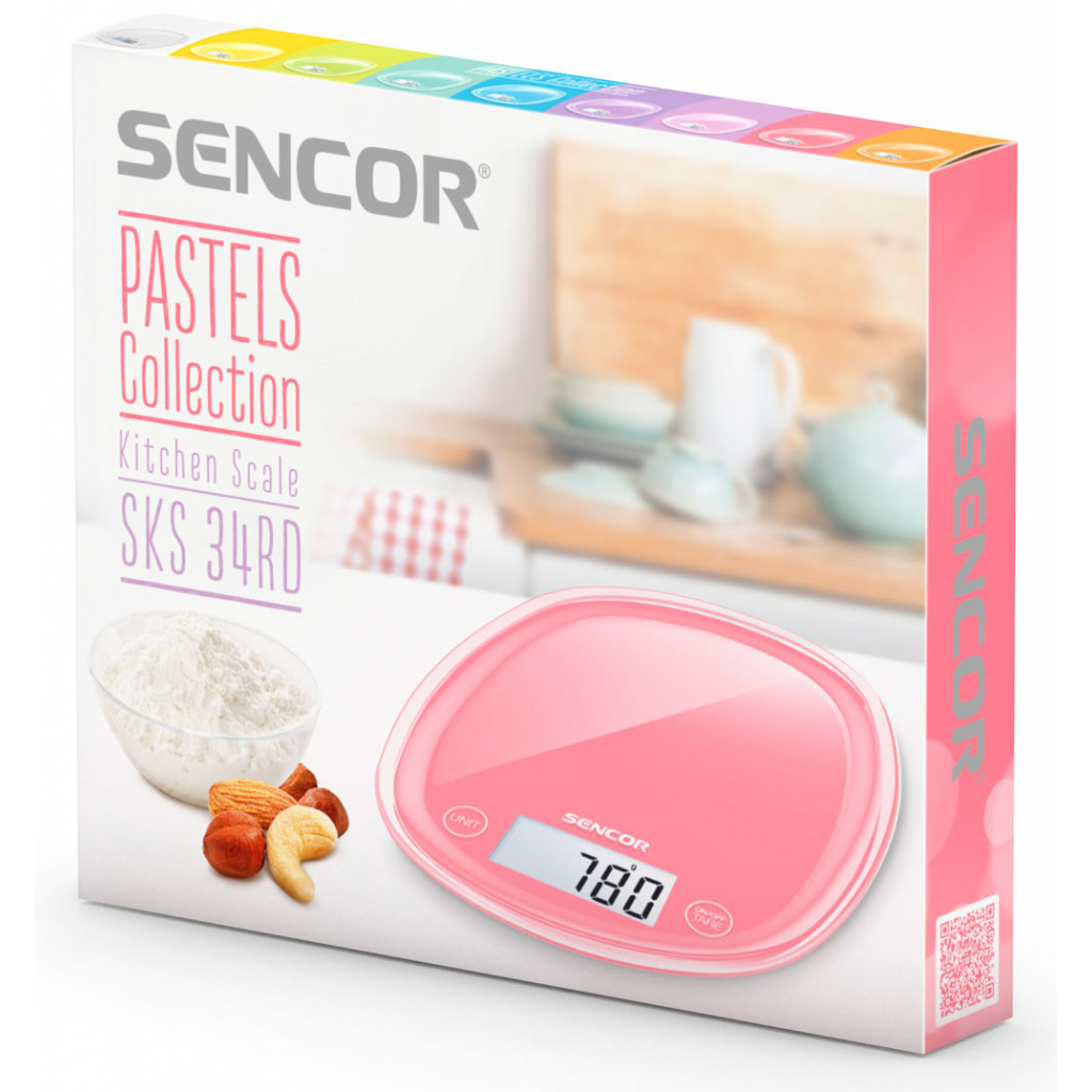Ваги кухонні Sencor SKS 34 RD - зображення 6