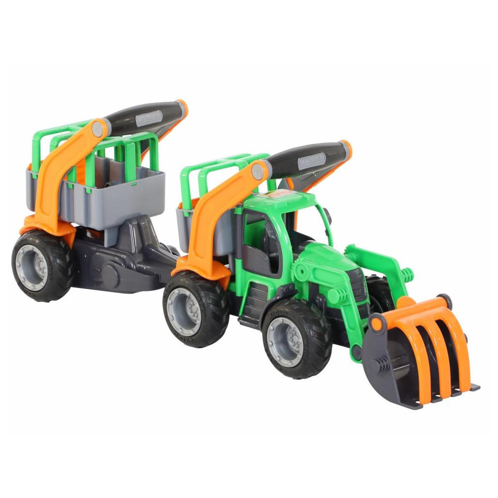 Спецтехніка Polesie трактор-навантажувач ГріпТрак (37398) - зображення 4