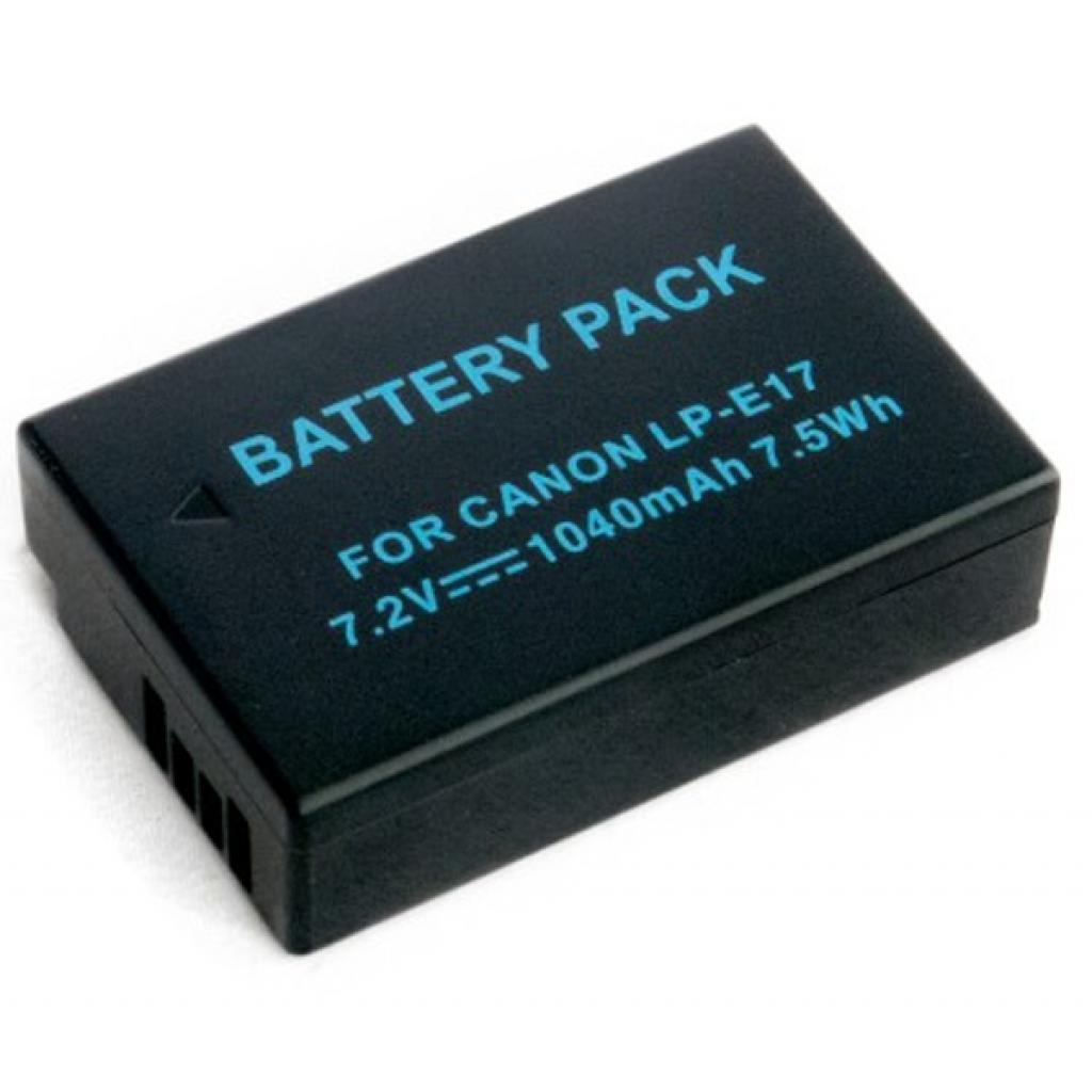 Акумулятор до фото/відео Extradigital Canon LP-E17, (Chip) 1040 mAh (BDC2697) - зображення 3