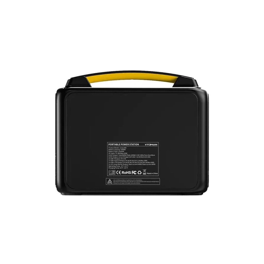 Зарядна станція Vtoman Jump 600X 299Wh (Jump 600X) - изображение 4