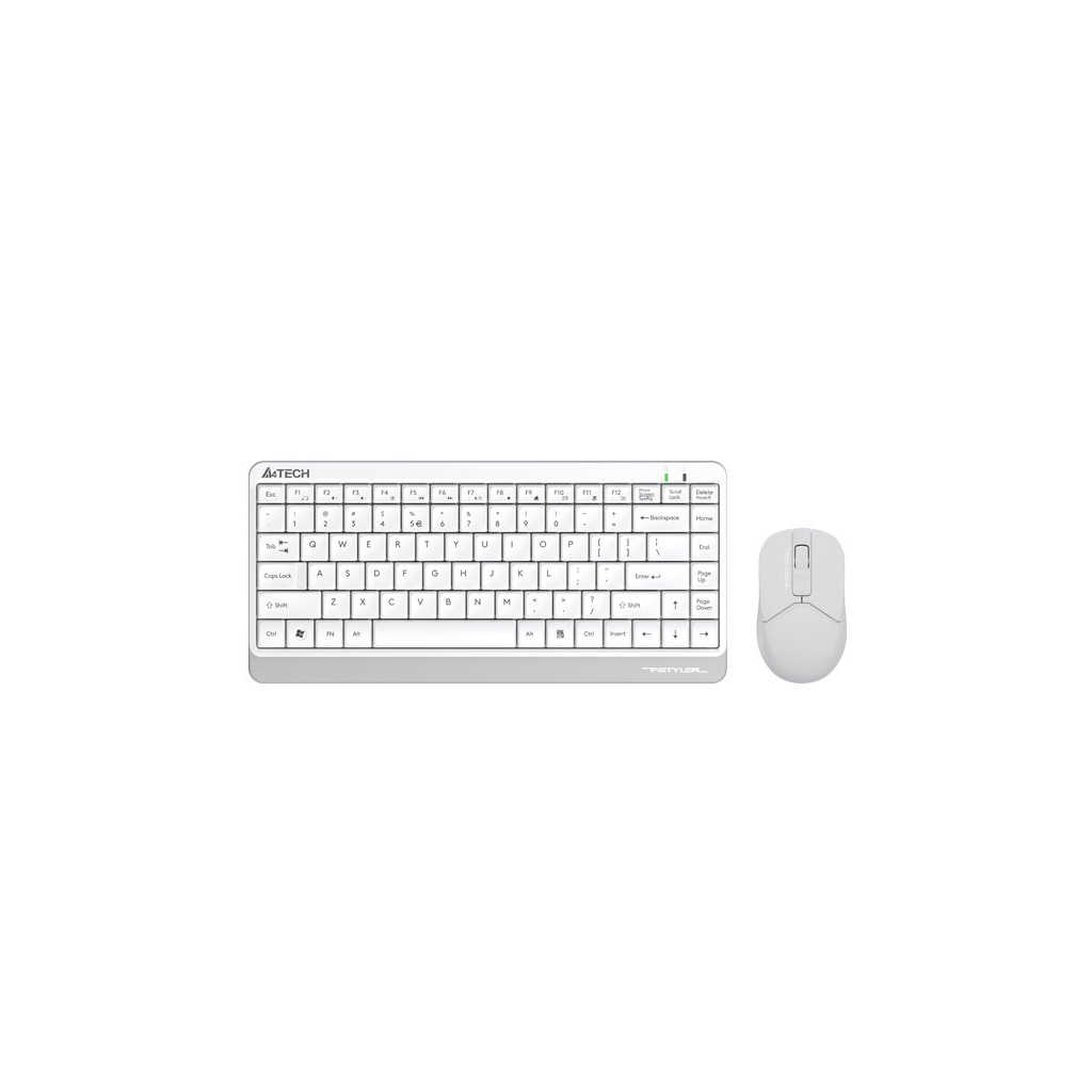 Комплект A4Tech FG1112 Wireless White (FG1112 White) - зображення 1