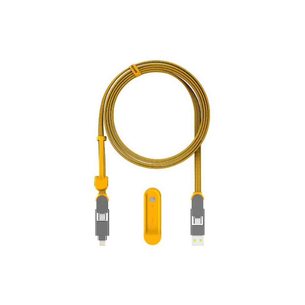 Дата кабель 6in1 inCharge XL 3.0m yellow Rolling Square (XLL03R) - зображення 1
