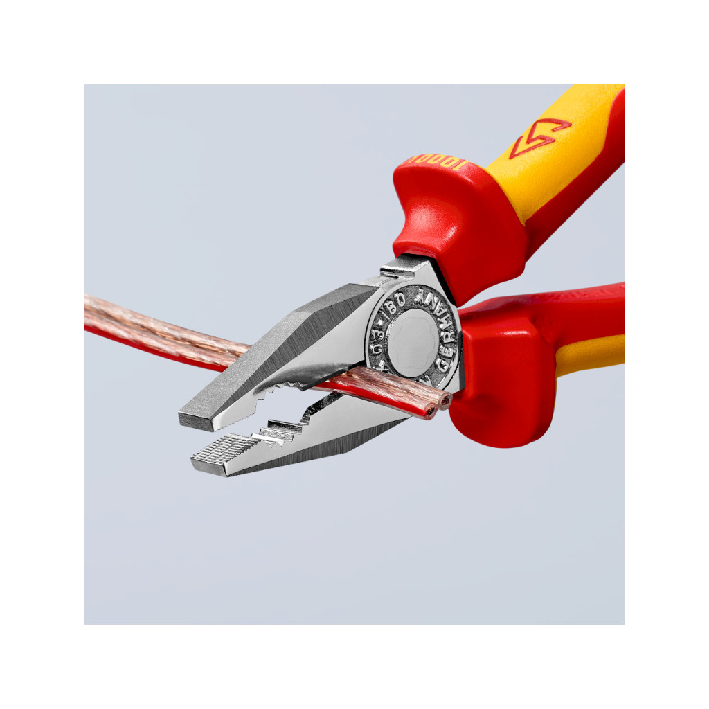 Плоскогубці KNIPEX комбіновані діелектричні VDE (03 06 160) - picture 5