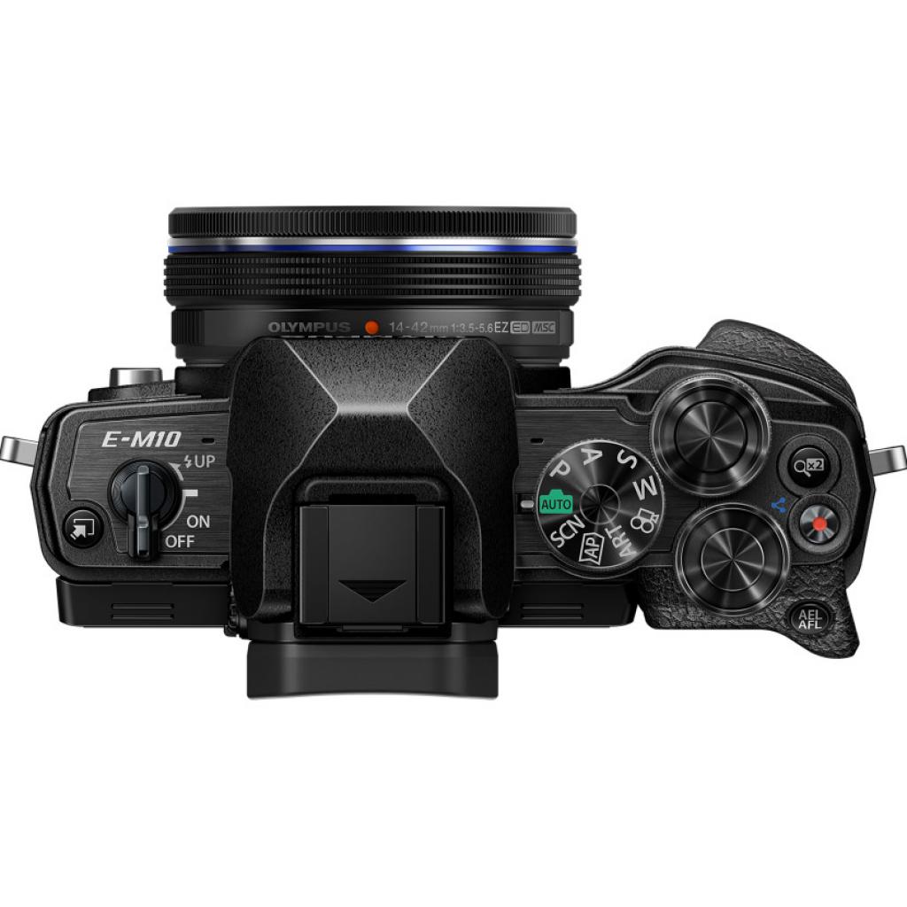 Цифровий фотоапарат Olympus E-M10 mark IV Pancake Zoom 14-42 mm Kit black (V207132BE000) - зображення 4