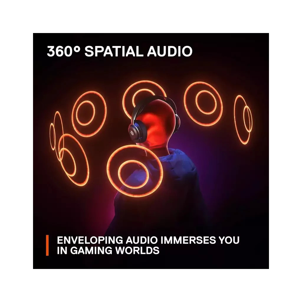 Навушники SteelSeries Arctis Nova 4P Wireless Black (SS61641) - зображення 8