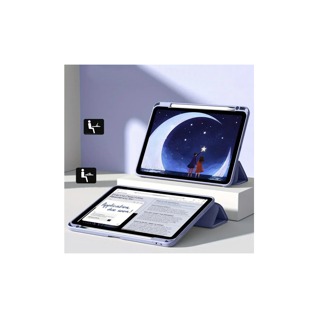 Чохол до планшета BeCover Soft Edge TPU Apple iPad Air 11" M2/M3 (2024/2025) Purple (711707) - зображення 5