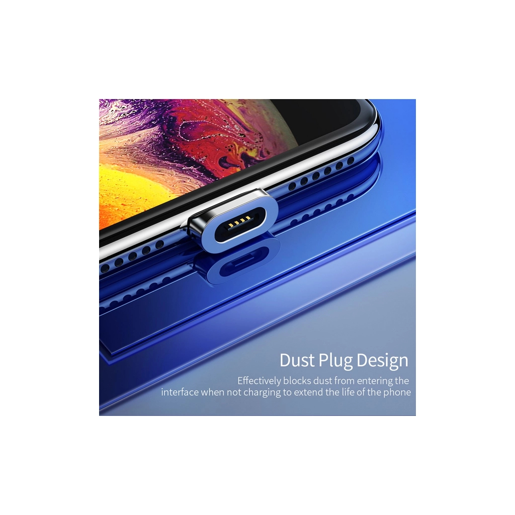 Дата кабель USB 2.0 AM to Lightning Magnetic black Essager (EXCCXL-ML01) - зображення 3