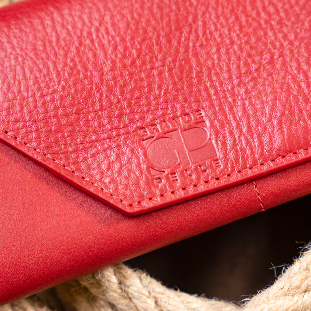 Гаманець Grande Pelle Глянсовий на магніті Червоний (11318) - зображення 8