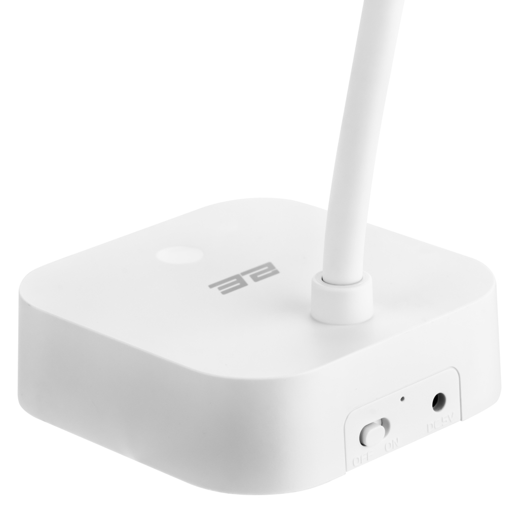 Настільна лампа 2E 5Вт 5000K 1200мАг USB-A без БЖ білий (2E-DL1220) - зображення 5