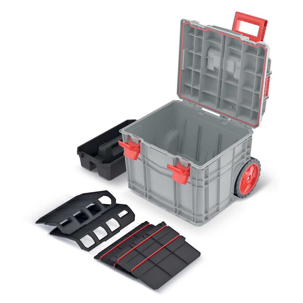 Ящик для інструментів Kistenberg на колесах, 18", 450*380*380 + ручка, C Block PRO, KXC454040-4C (KXC454040-4C) - зображення 2