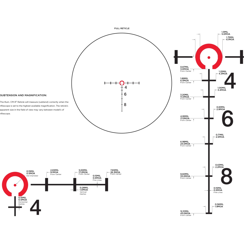 Оптичний приціл Leupold Patrol 6HD 1-6x24 (30mm) SFP CDS-ZL2 Illum CMR2 (182352) - зображення 7