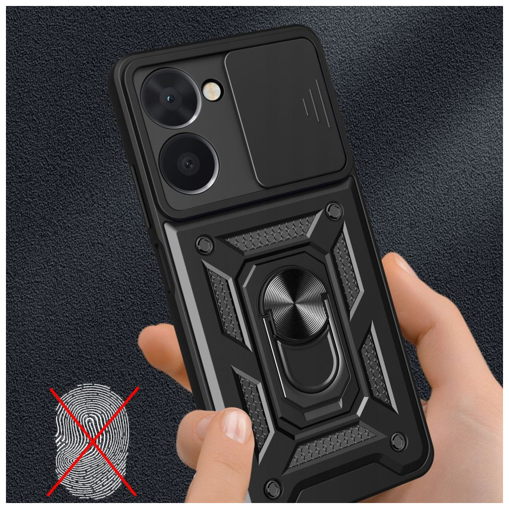 Чохол до мобільного телефона BeCover Military Realme 10 Black (709169) - зображення 3