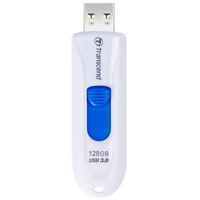 USB флеш накопичувач Transcend 128GB JetFlash 790 White USB 3.0 (TS128GJF790W) - зображення 2