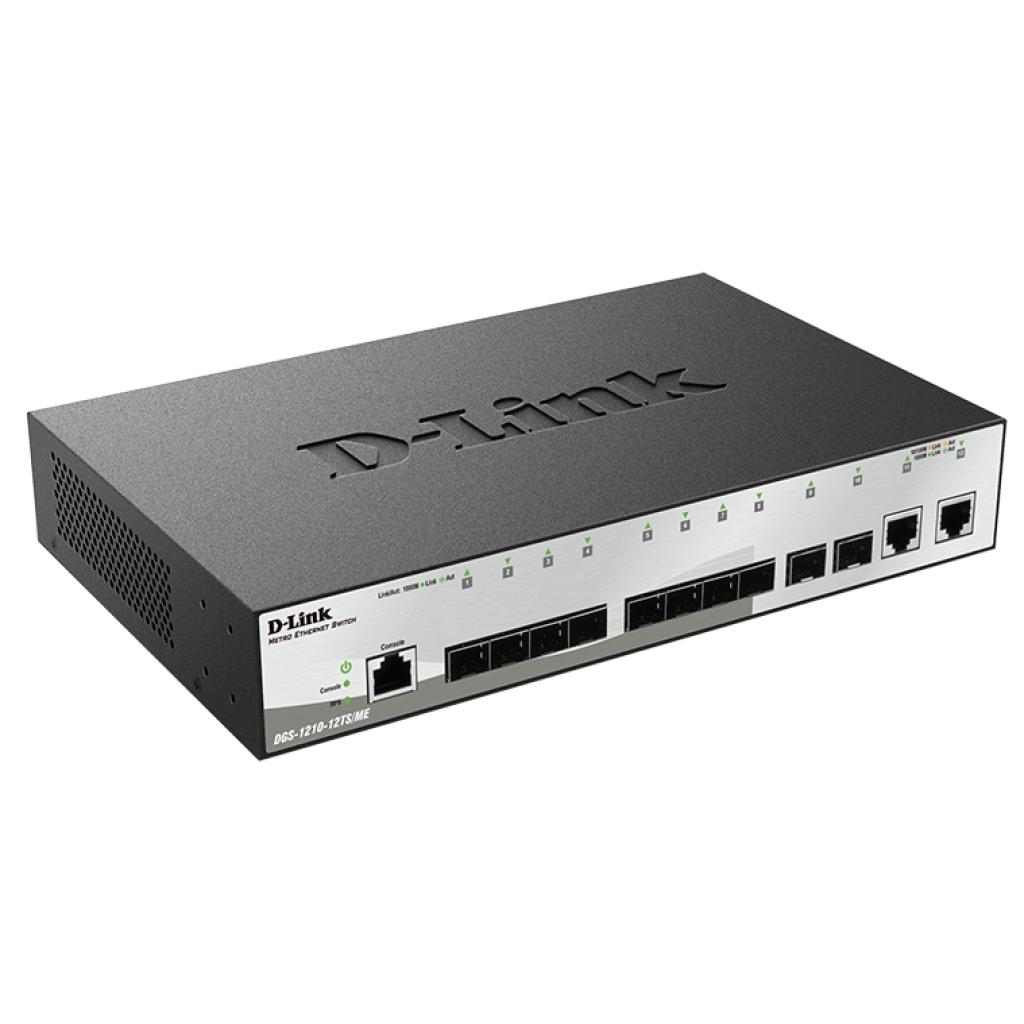 Комутатор мережевий D-Link DGS-1210-12TS/ME - зображення 2
