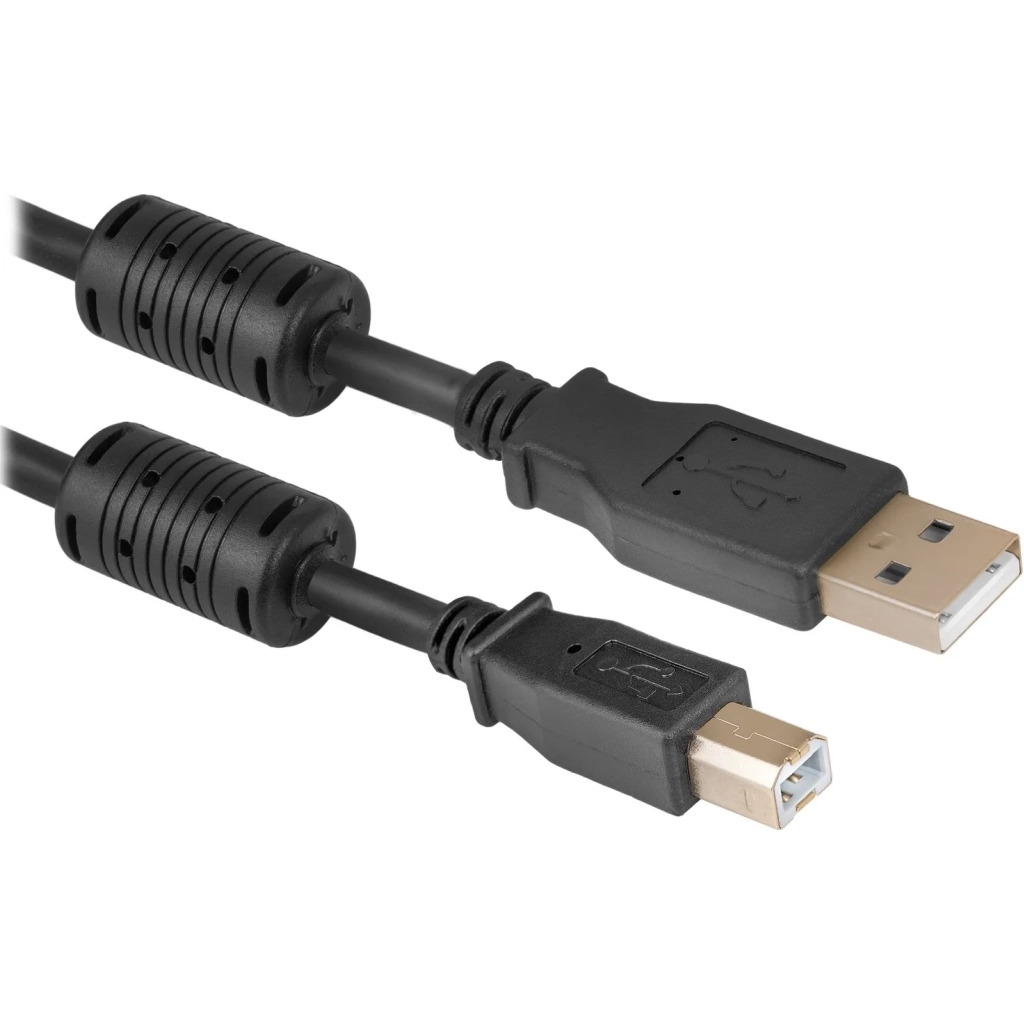 Кабель для принтера USB 2.0 AM/BM 3.0m Defender (87431) - зображення 1