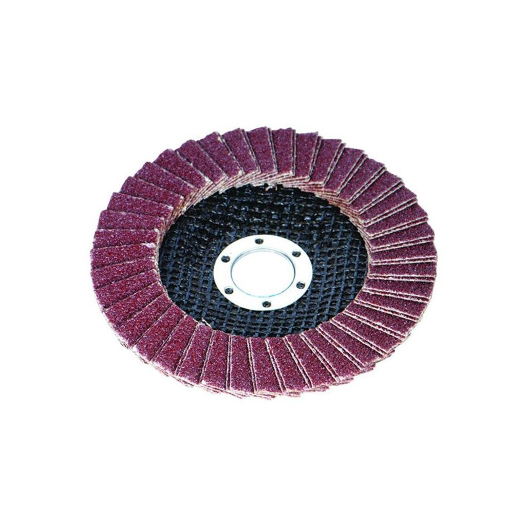 Круг зачистний Sigma пелюстковий торцевий Т27 (прямий) 125мм P120 (9172121) - зображення 1