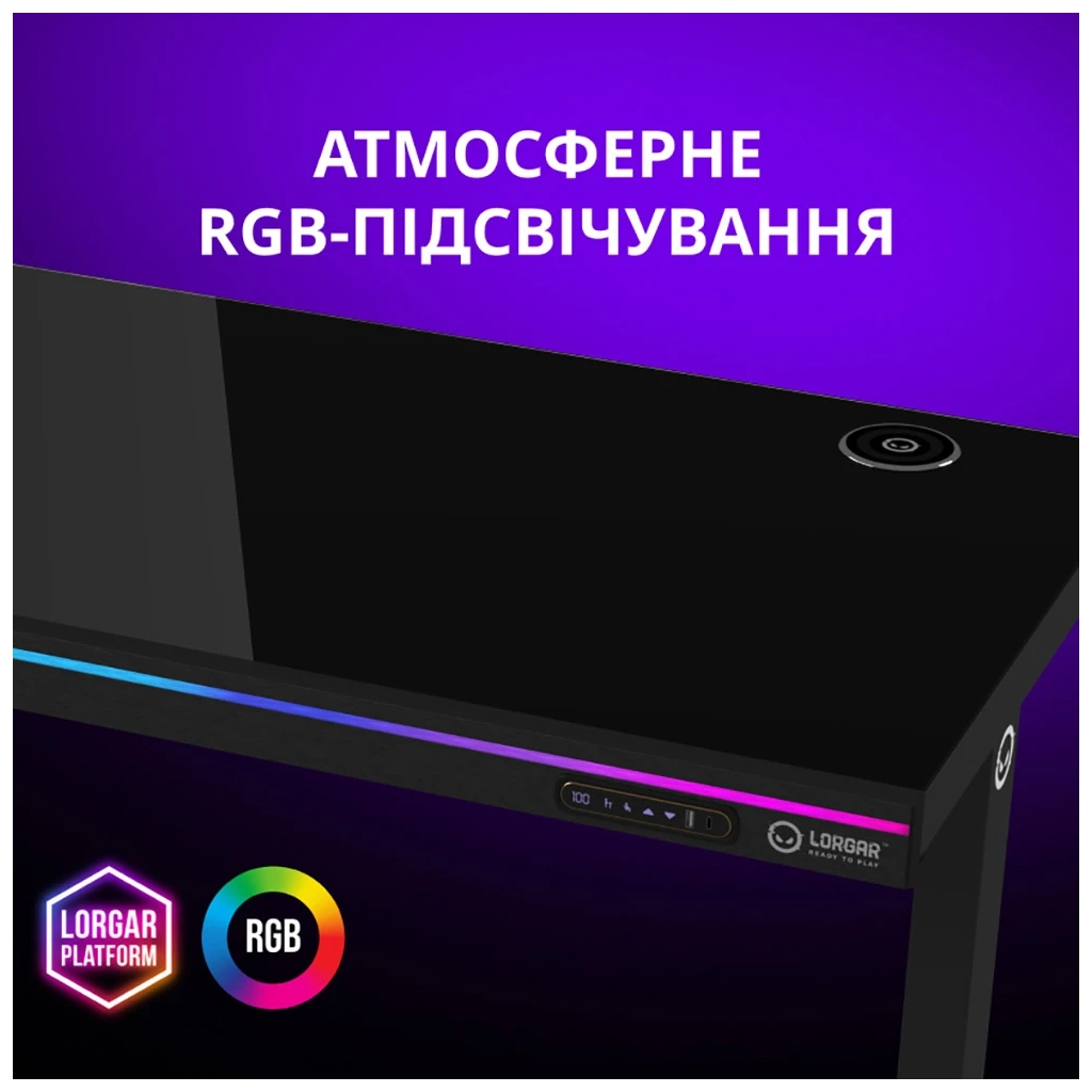 Комп'ютерний стіл Lorgar PRO 80W Wood Black (LRG-DP80W) - изображение 10