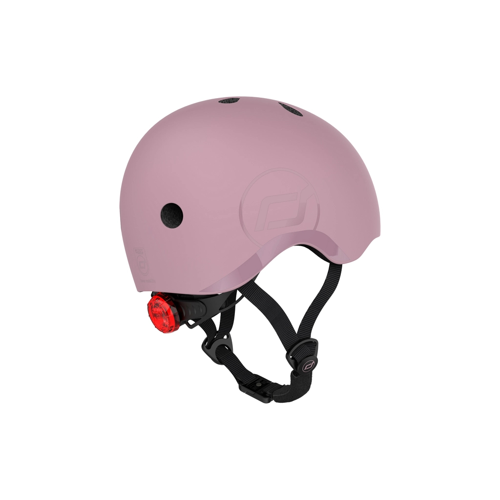 Шолом Scoot&Ride пастельно-бузковий з ліхтариком 51-53см (SR-190605-WILDBERRY) - зображення 2