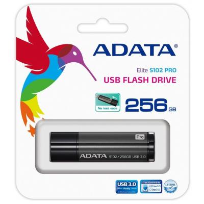 USB флеш накопичувач ADATA 256GB S102PRO Gray USB 3.1 (AS102P-256G-RGY) - зображення 6
