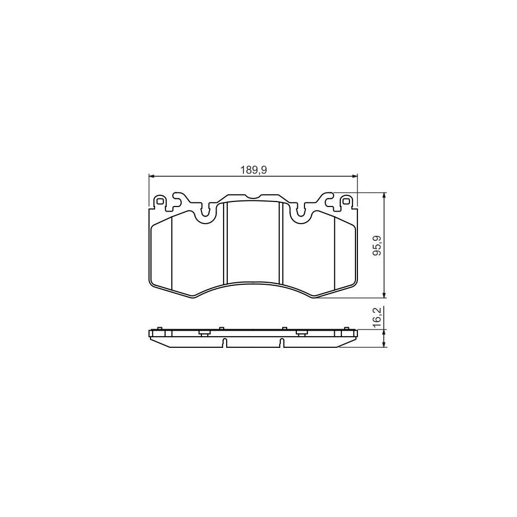 Гальмівні колодки Bosch 0 986 494 440 - зображення 7