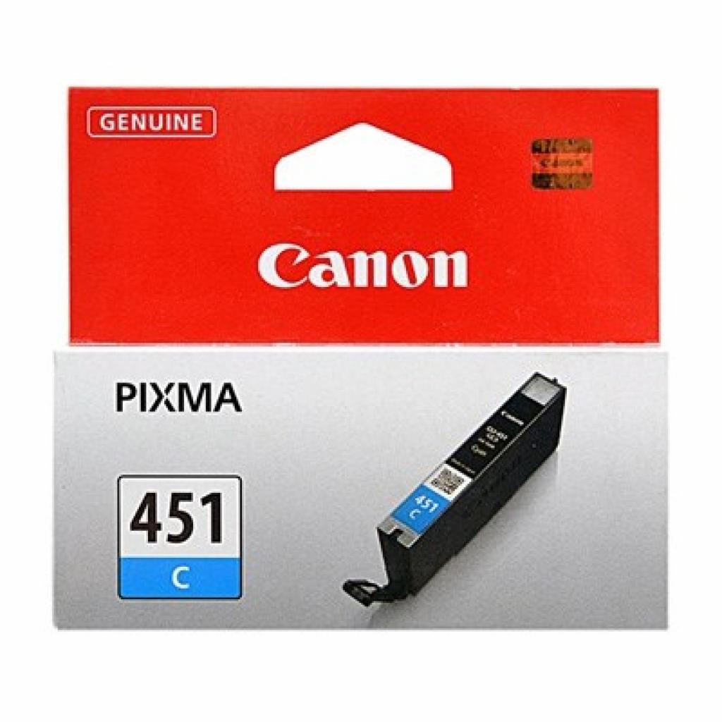 Картридж Canon CLI-451 Cyan PIXMA MG5440/MG6340 (6524B001) - зображення 1
