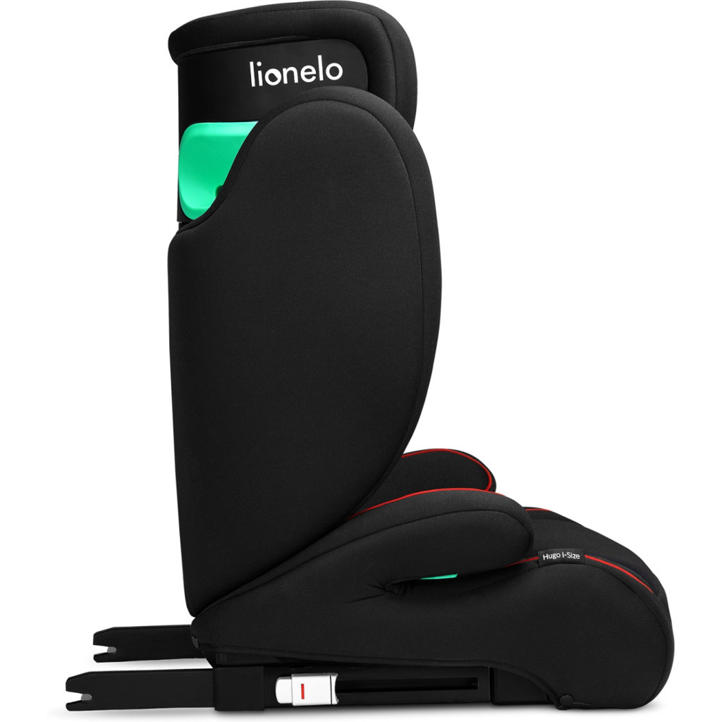 Автокрісло Lionelo Hugo I-Size Sporty Black чорне з червоним (LO-HUGO I-SIZE SPORTY BLACK) - зображення 5