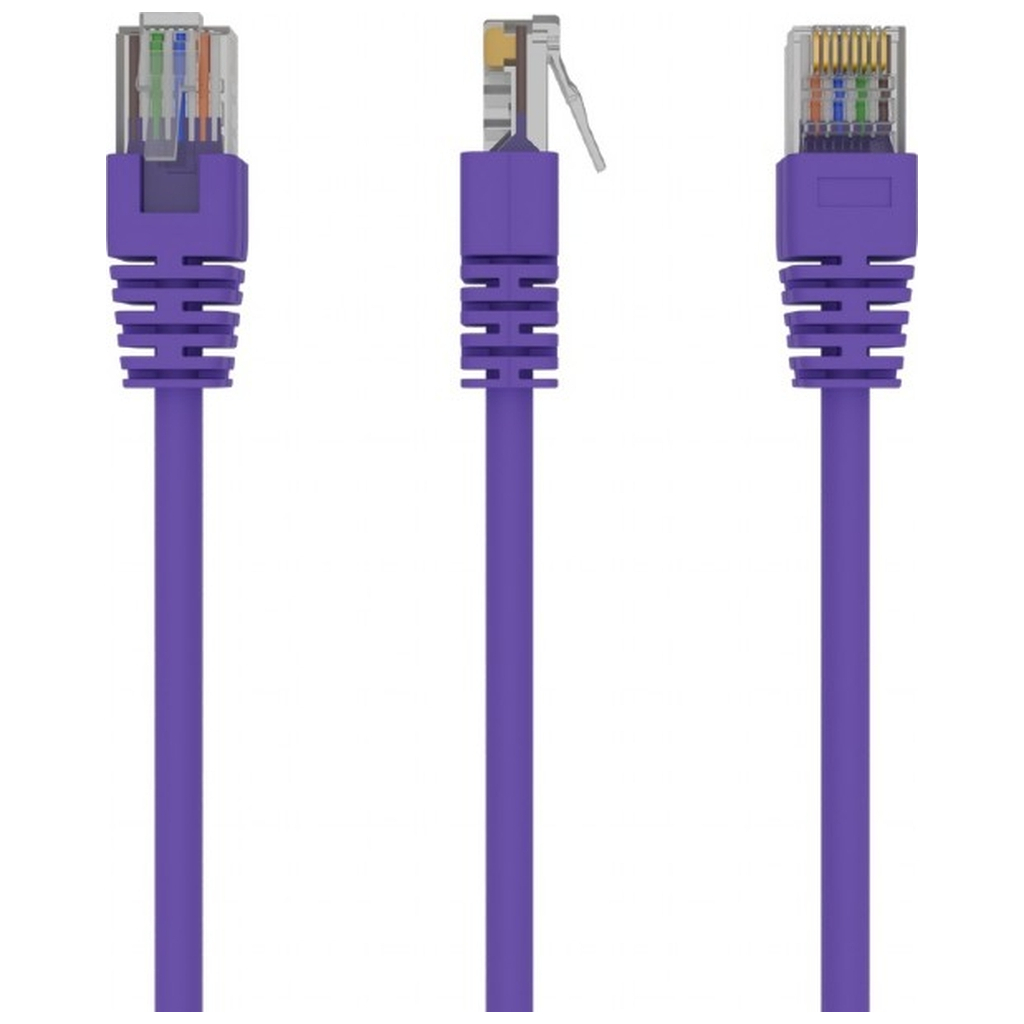 Патч-корд 0.25м Cablexpert (PP12-0.25M/V) - зображення 1