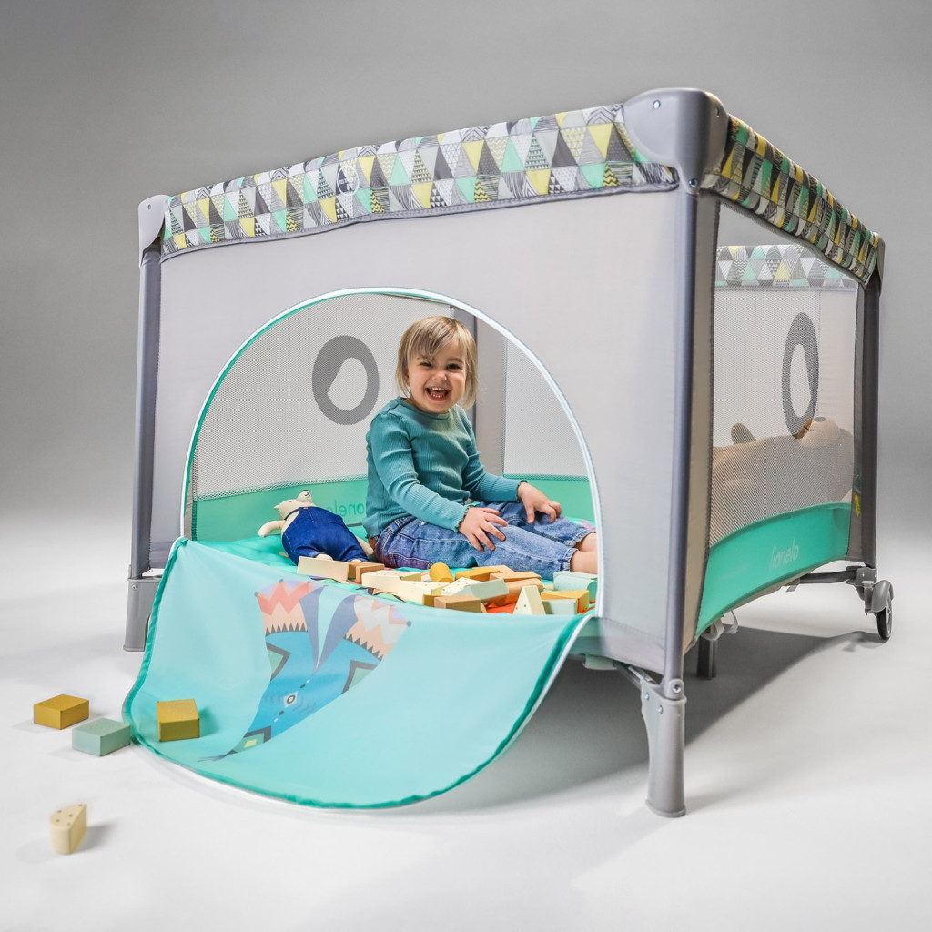 Дитячий манеж Lionelo LENE Blue Navy (LO-LENE BLUE NAVY) - зображення 6