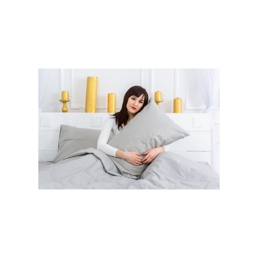 Ковдра MirSon антиалергенна Літня BamBoо №2376 Light Gray 172x205 (2200003031874) - зображення 5