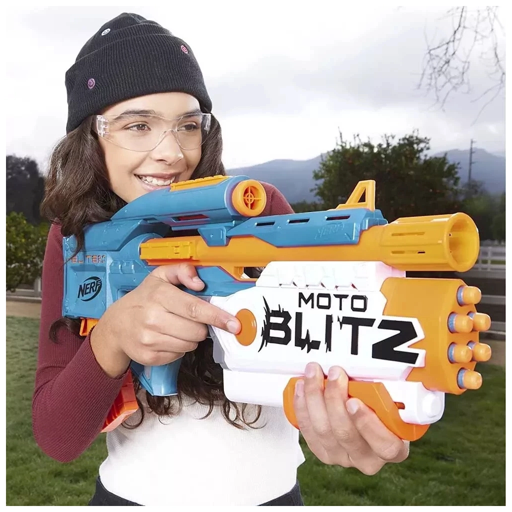 Іграшкова зброя Hasbro Бластер Nerf MotoBlitz Нерф Еліт 2.0 (F5872) - изображение 4