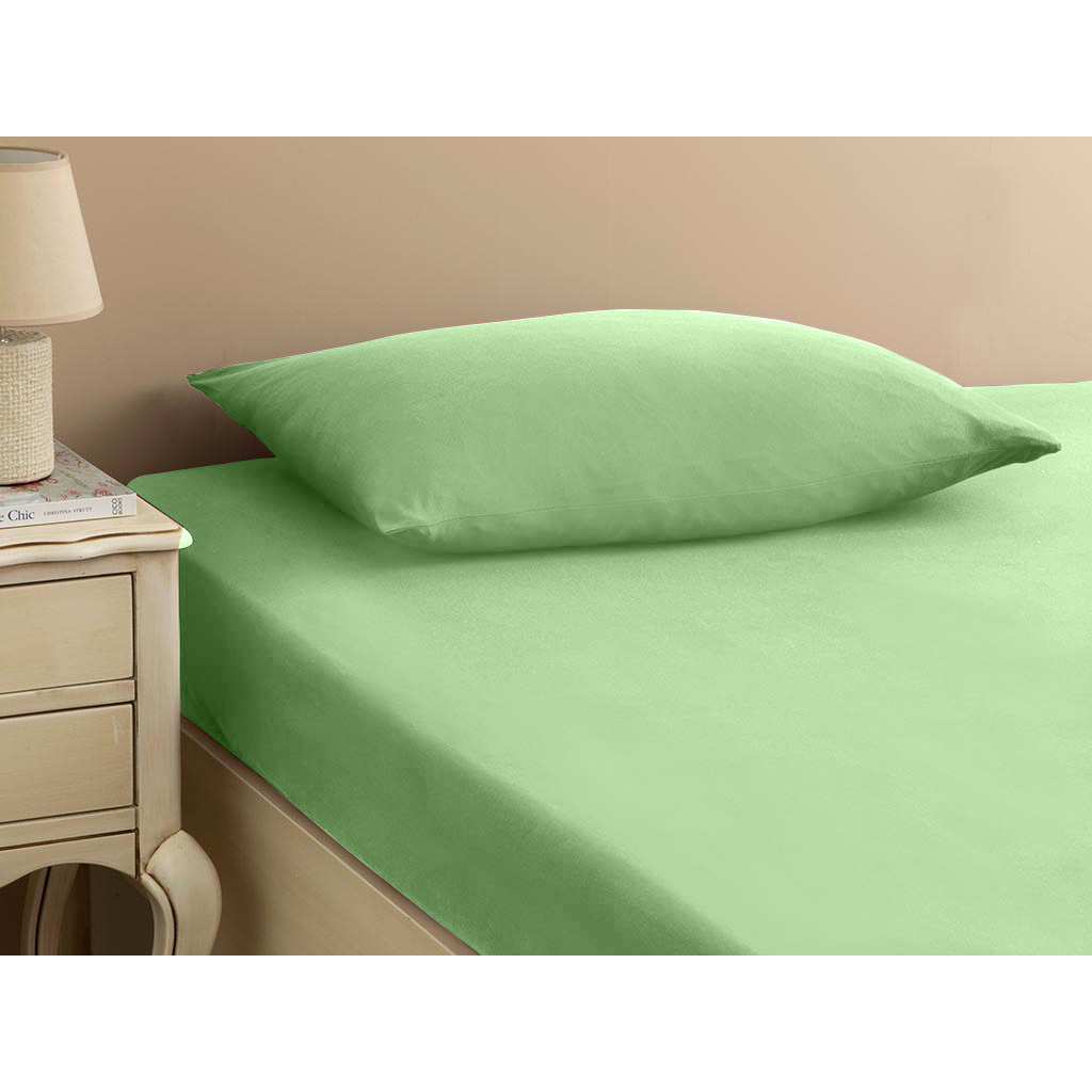 Простирадло MirSon Махровий набір 19-816 Lantorini на гумці 80х200+25 + наволочка 50х70 (2200002937733) - зображення 1