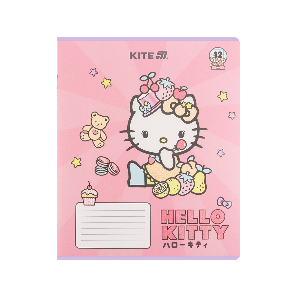 Зошит Kite Hello Kitty, 12 аркушів, лінія (HK25-234-1) - зображення 6