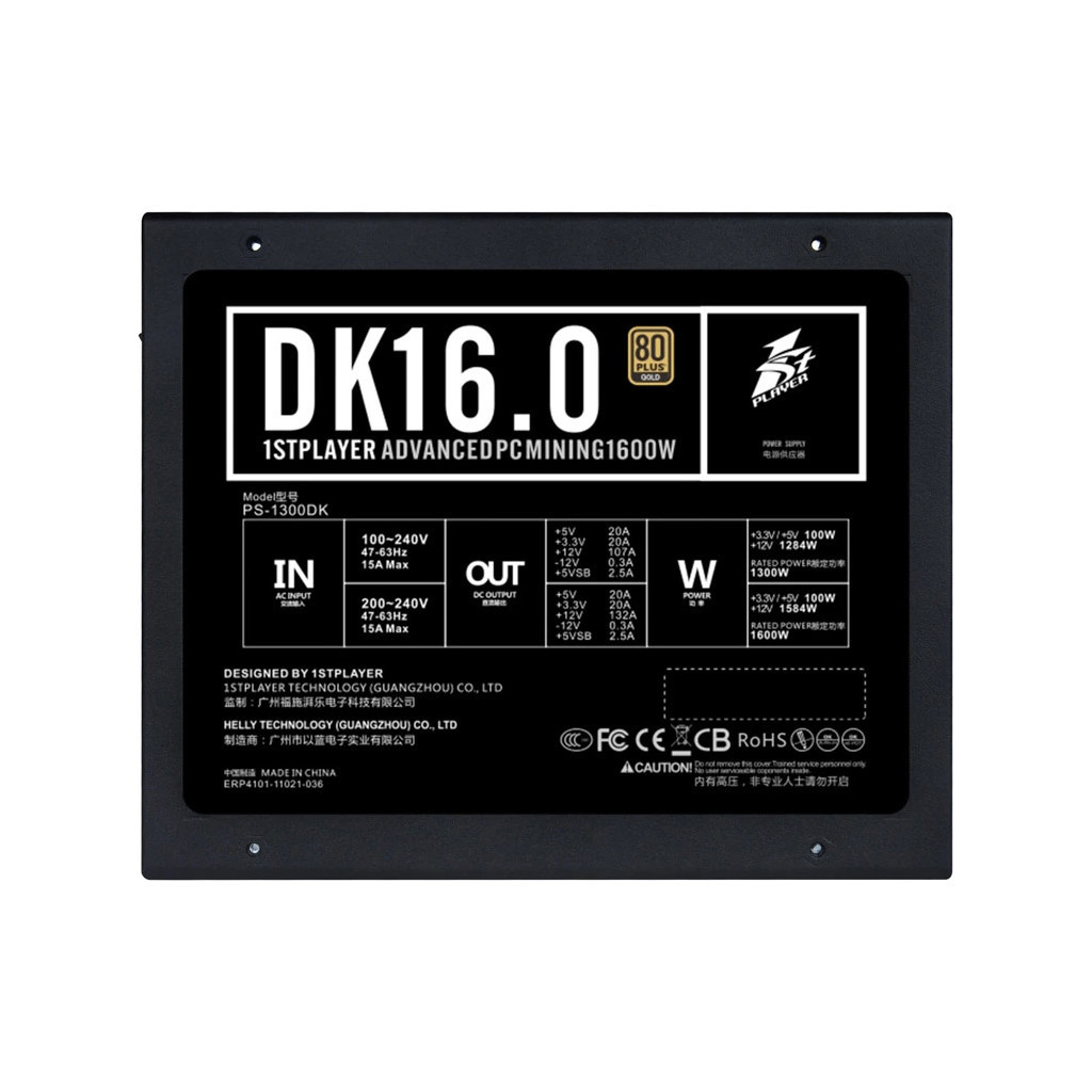 Блок живлення 1stPlayer 1600W (PS-1300DK 1600W) - изображение 5
